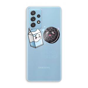 CaseCompany Best Friend Forever: Samsung Galaxy A73 Transparant Hoesje