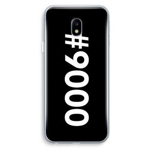 CaseCompany 9000: Samsung Galaxy J3 (2017) Transparant Hoesje