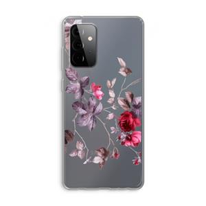 CaseCompany Mooie bloemen: Samsung Galaxy A72 Transparant Hoesje