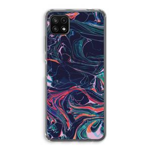 CaseCompany Light Years Beyond: Samsung Galaxy A22 5G Transparant Hoesje