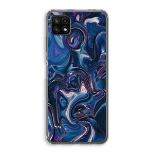 CaseCompany Mirrored Mirage: Samsung Galaxy A22 5G Transparant Hoesje