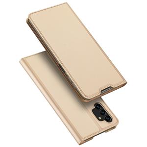 Dux Ducis Slim bookcase hoes - Samsung Galaxy A13 4G - Goud