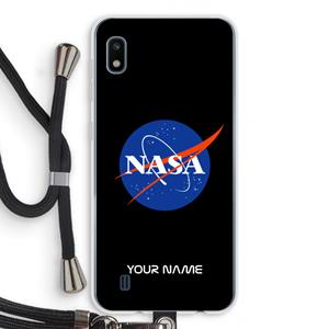 CaseCompany NASA: Samsung Galaxy A10 Transparant Hoesje met koord