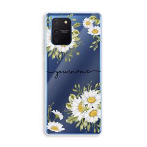 CaseCompany Daisies: Samsung Galaxy Note 10 Lite Transparant Hoesje