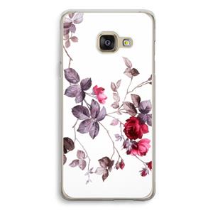 CaseCompany Mooie bloemen: Samsung Galaxy A3 (2016) Transparant Hoesje