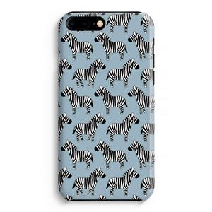 CaseCompany Zebra: iPhone 8 Plus Volledig Geprint Hoesje