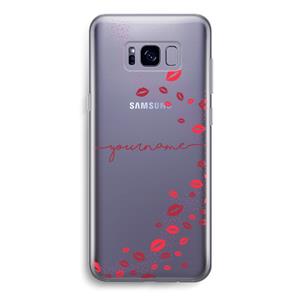CaseCompany Kusjes: Samsung Galaxy S8 Transparant Hoesje