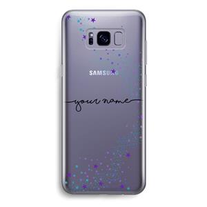 CaseCompany Sterren: Samsung Galaxy S8 Transparant Hoesje