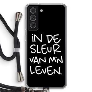 CaseCompany De Sleur: Samsung Galaxy S21 FE Transparant Hoesje met koord