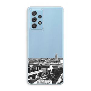 CaseCompany Marrakech Skyline : Samsung Galaxy A73 Transparant Hoesje