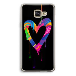 CaseCompany Melts My Heart: Samsung Galaxy A5 (2016) Transparant Hoesje