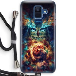 CaseCompany Aurowla: Samsung Galaxy A6 (2018) Transparant Hoesje met koord