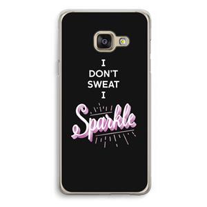CaseCompany Sparkle quote: Samsung Galaxy A3 (2016) Transparant Hoesje