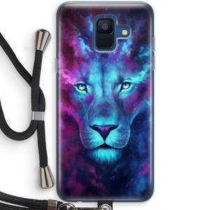 CaseCompany Firstborn: Samsung Galaxy A6 (2018) Transparant Hoesje met koord