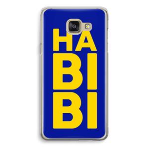 CaseCompany Habibi Blue: Samsung Galaxy A5 (2016) Transparant Hoesje