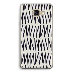 CaseCompany Marrakech Zigzag: Samsung Galaxy A5 (2016) Transparant Hoesje