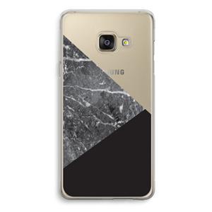 CaseCompany Combinatie marmer: Samsung Galaxy A3 (2016) Transparant Hoesje