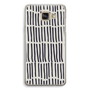 CaseCompany Moroccan stripes: Samsung Galaxy A5 (2016) Transparant Hoesje