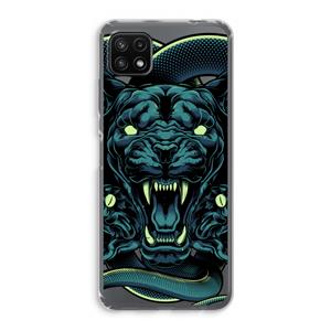 CaseCompany Cougar and Vipers: Samsung Galaxy A22 5G Transparant Hoesje