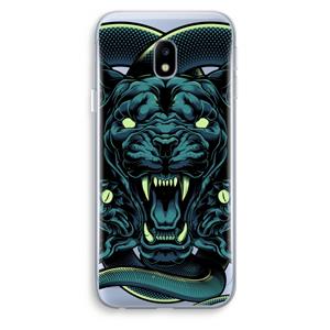 CaseCompany Cougar and Vipers: Samsung Galaxy J3 (2017) Transparant Hoesje