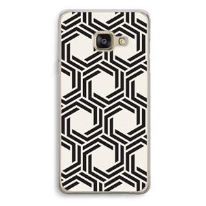CaseCompany Geometrisch patroon: Samsung Galaxy A3 (2016) Transparant Hoesje