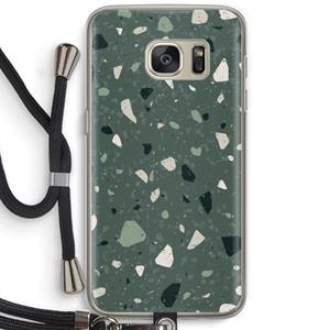 CaseCompany Terrazzo N°19: Samsung Galaxy S7 Transparant Hoesje met koord