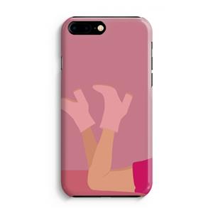 CaseCompany Pink boots: iPhone 8 Plus Volledig Geprint Hoesje