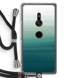 CaseCompany Ocean: Sony Xperia XZ2 Transparant Hoesje met koord