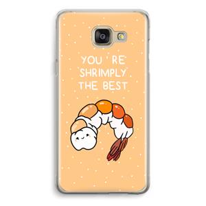 CaseCompany You're Shrimply The Best: Samsung Galaxy A5 (2016) Transparant Hoesje