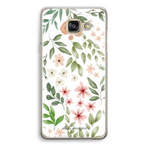 CaseCompany Botanical sweet flower heaven: Samsung Galaxy A5 (2016) Transparant Hoesje