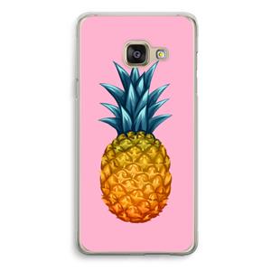 CaseCompany Grote ananas: Samsung Galaxy A3 (2016) Transparant Hoesje