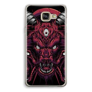 CaseCompany Hell Hound and Serpents: Samsung Galaxy A5 (2016) Transparant Hoesje