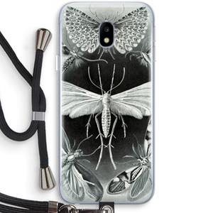 CaseCompany Haeckel Tineida: Samsung Galaxy J3 (2017) Transparant Hoesje met koord