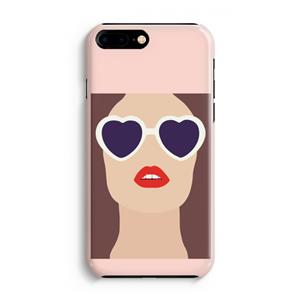 CaseCompany Red lips: iPhone 8 Plus Volledig Geprint Hoesje