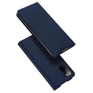 Dux Ducis Slim bookcase hoes - Samsung Galaxy A02s - Blauw