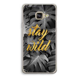 CaseCompany Stay wild: Samsung Galaxy A3 (2016) Transparant Hoesje