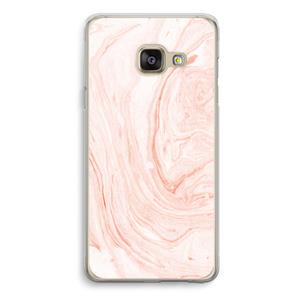 CaseCompany Peach bath: Samsung Galaxy A3 (2016) Transparant Hoesje