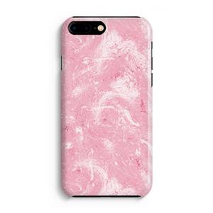 CaseCompany Abstract Painting Pink: iPhone 8 Plus Volledig Geprint Hoesje