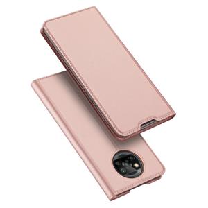 Dux Ducis Pro Serie Slim wallet hoes - Xiaomi Poco X3 - Rose Goud
