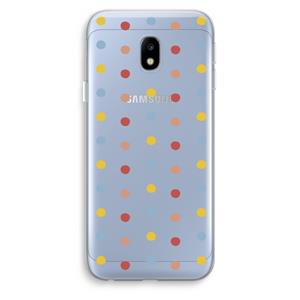 CaseCompany Bollen: Samsung Galaxy J3 (2017) Transparant Hoesje