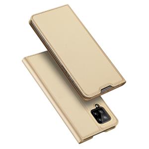 Dux Ducis Pro Serie Slim wallet hoes - Samsung Galaxy A42 - Goud