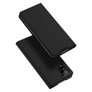 Dux Ducis Pro Serie Slim wallet hoes - Samsung Galaxy A12 - Zwart