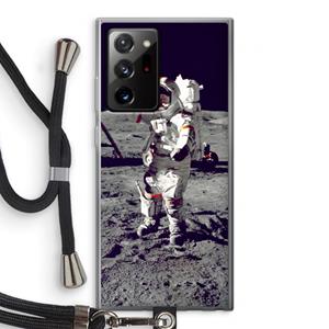CaseCompany Spaceman: Samsung Galaxy Note 20 Ultra / Note 20 Ultra 5G Transparant Hoesje met koord