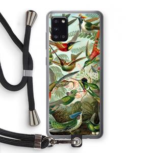 CaseCompany Haeckel Trochilidae: Samsung Galaxy A31 Transparant Hoesje met koord