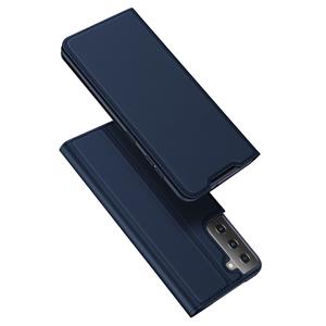 Dux Ducis Pro Serie Slim wallet hoes - Samsung Galaxy S21 Plus - Blauw