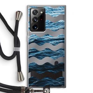 CaseCompany Oceaan: Samsung Galaxy Note 20 Ultra / Note 20 Ultra 5G Transparant Hoesje met koord