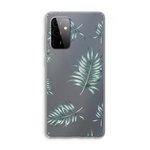 CaseCompany Simple leaves: Samsung Galaxy A72 Transparant Hoesje