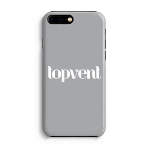 CaseCompany Topvent Grijs Wit: iPhone 8 Plus Volledig Geprint Hoesje