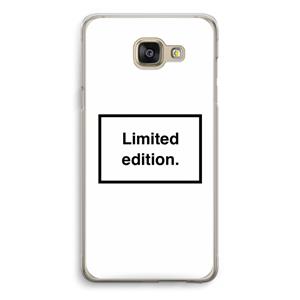 CaseCompany Limited edition: Samsung Galaxy A5 (2016) Transparant Hoesje