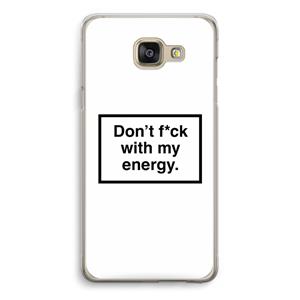 CaseCompany My energy: Samsung Galaxy A5 (2016) Transparant Hoesje